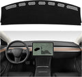 Dashboard Dash Board Cover Mat Carpet Compatible with Tesla Model Y 2020-2024, Compatible with Tesla Model 3 2017-2023 mysite