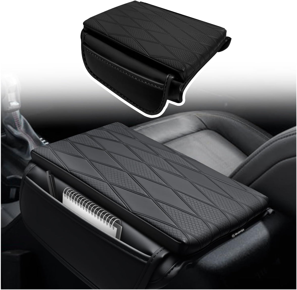 Armrest Cover for Silverado/Sierra 2019-2026, Regular Thick, Bench mysite