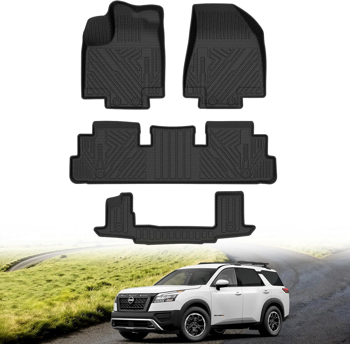 Mixsuper Floor mat for Tesla Model 3 Highland 2024 2025 2026 2027 mysite
