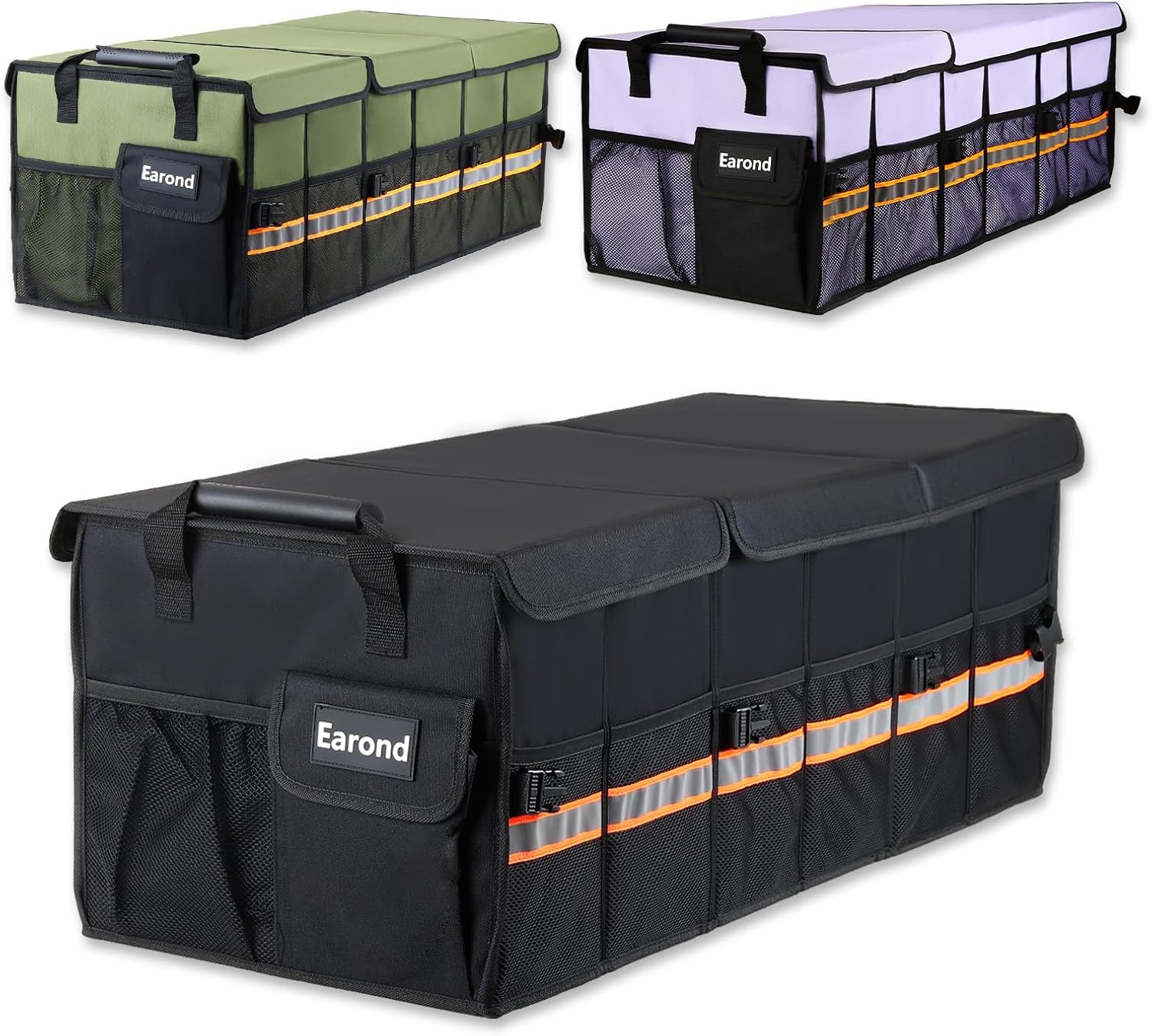 Large Trunk Organizer with Portable Leakproof Cooler Bag,Foldable Cover,Adjustable Securing Straps,Collapsible Trunk Organizer for Suv Car Truck Sedan (4-in-1 with Cooler) mysite