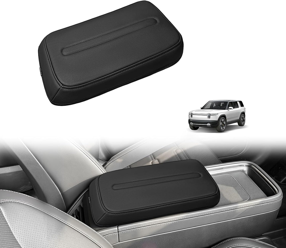 Armrest Cover for Silverado/Sierra 2019-2026, Regular Thick, Bench mysite