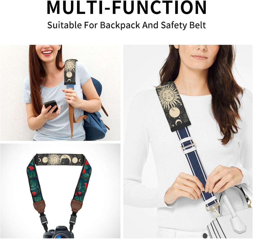 Vintage Sun Moon Stars 2PCS Car Seat Belt Cover – Super Soft Seatbelt Shoulder Protection Cushion, Comfortable Car Seat Belt Strap to Protect Your Neck and Shoulder mysite