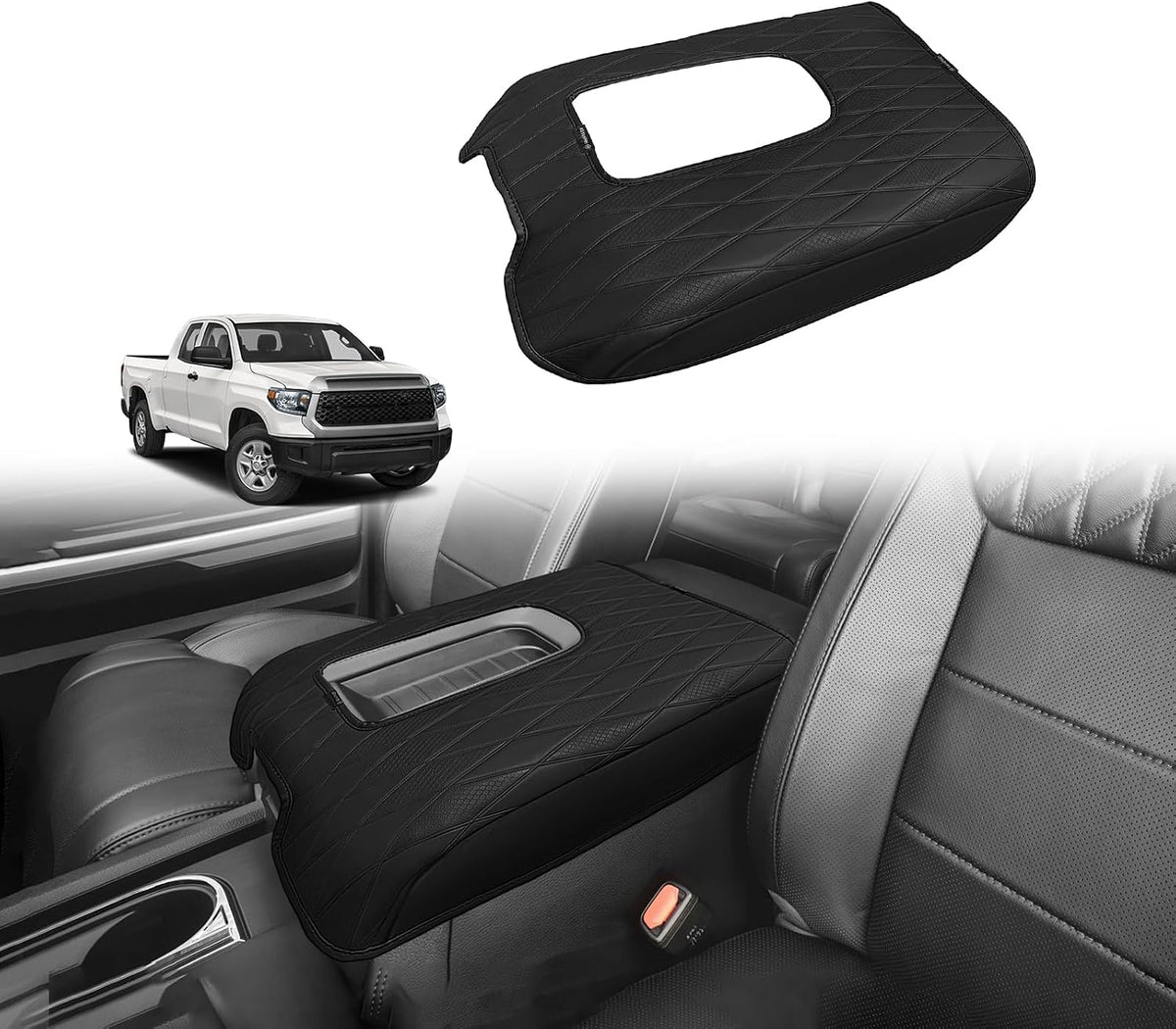 Armrest Cover for Silverado/Sierra 2019-2026, Regular Thick, Bench mysite