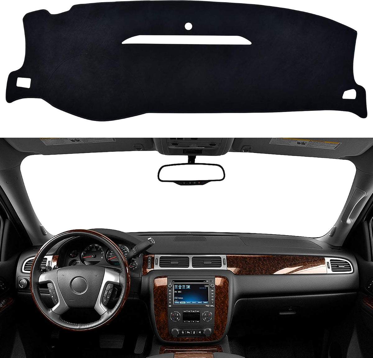 Dashboard Dash Board Cover Mat Carpet Compatible with Tesla Model Y 2020-2024, Compatible with Tesla Model 3 2017-2023 mysite