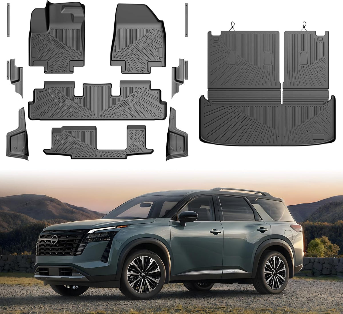 Mixsuper Floor mat for Tesla Model 3 Highland 2024 2025 2026 2027 mysite