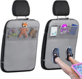 Back Seat Cover For Kids + 3 Pocket Storage Organizer, 2 Pack X-Large Waterproof Kick Mats Backseat Protector, Car Seat Back Protectors For Vehicles To Protect From Dirt, Mud & Scratches mysite