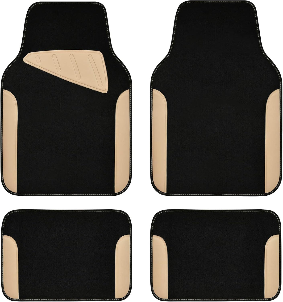 CAR PASS Leopard Print Faux Leather Car Seat Covers & Leopard Car Mats&Leopard Steering Wheel Cover Seat Belt Pad Universal Car Accessories for SUV,Van,Saden,Truck Automobile Interior Sets mysite
