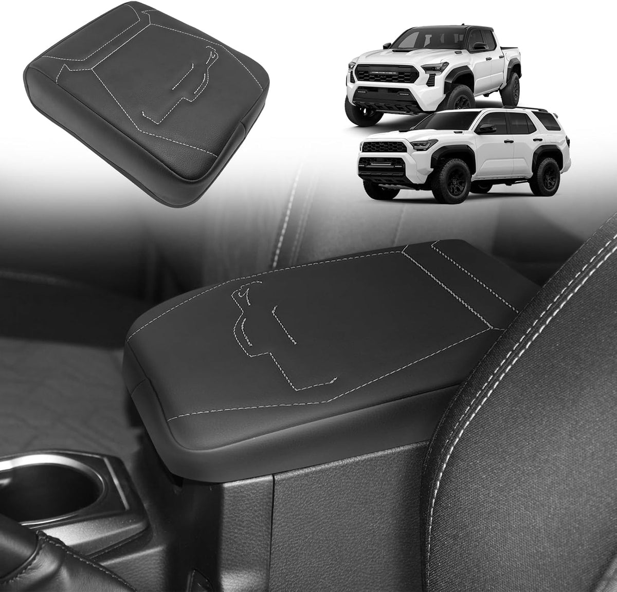 Armrest Cover for Silverado/Sierra 2019-2026, Regular Thick, Bench mysite