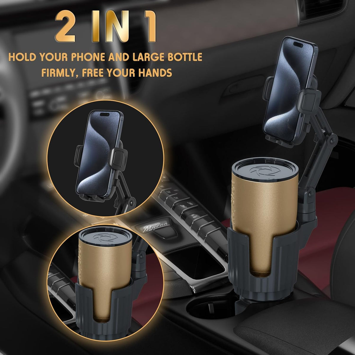 Phone Holders for Your Car, 2 in 1 Universal Stable Cup Car Phone Holder mysite