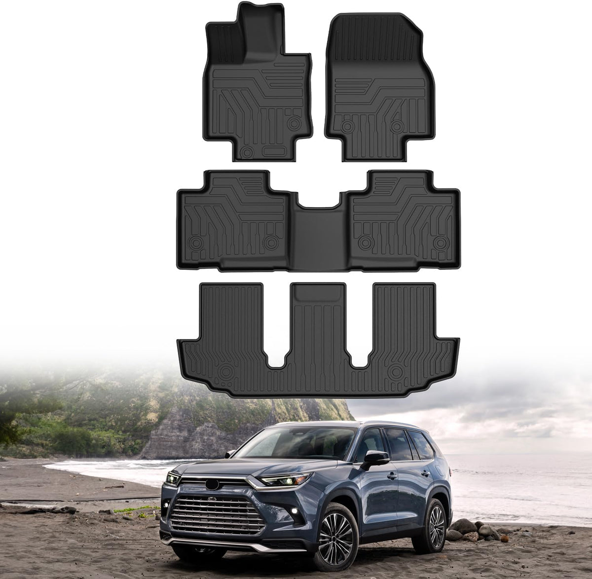 Mixsuper Floor mat for Tesla Model 3 Highland 2024 2025 2026 2027 mysite