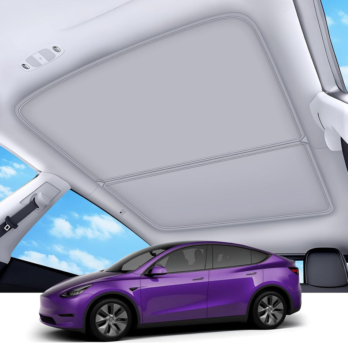 2026 Upgrade Sunshade Roof For Tesla Model 3 Accessories 2026-2022 mysite