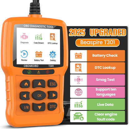 OBD2 Scanner: Check Engine Light Code Reader & Reset Tool