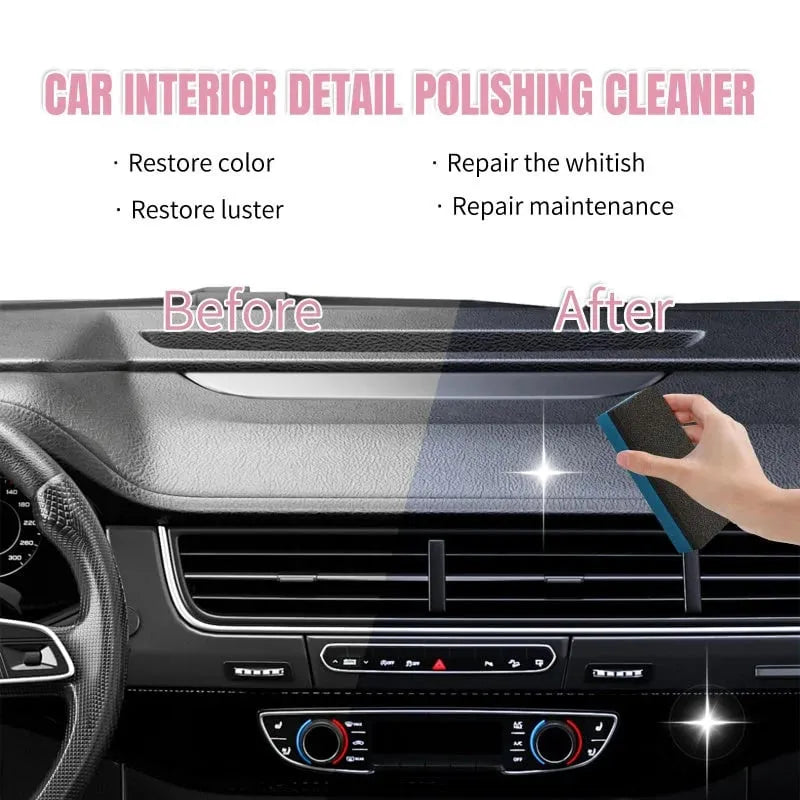 2-in-1 Car Interior & Polishing Cleaner – Shine & Clean in One Step
