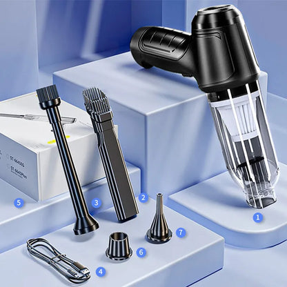 Multifunctional Handheld Car Vacuum – Strong Suction, Lightweight & Easy to Use