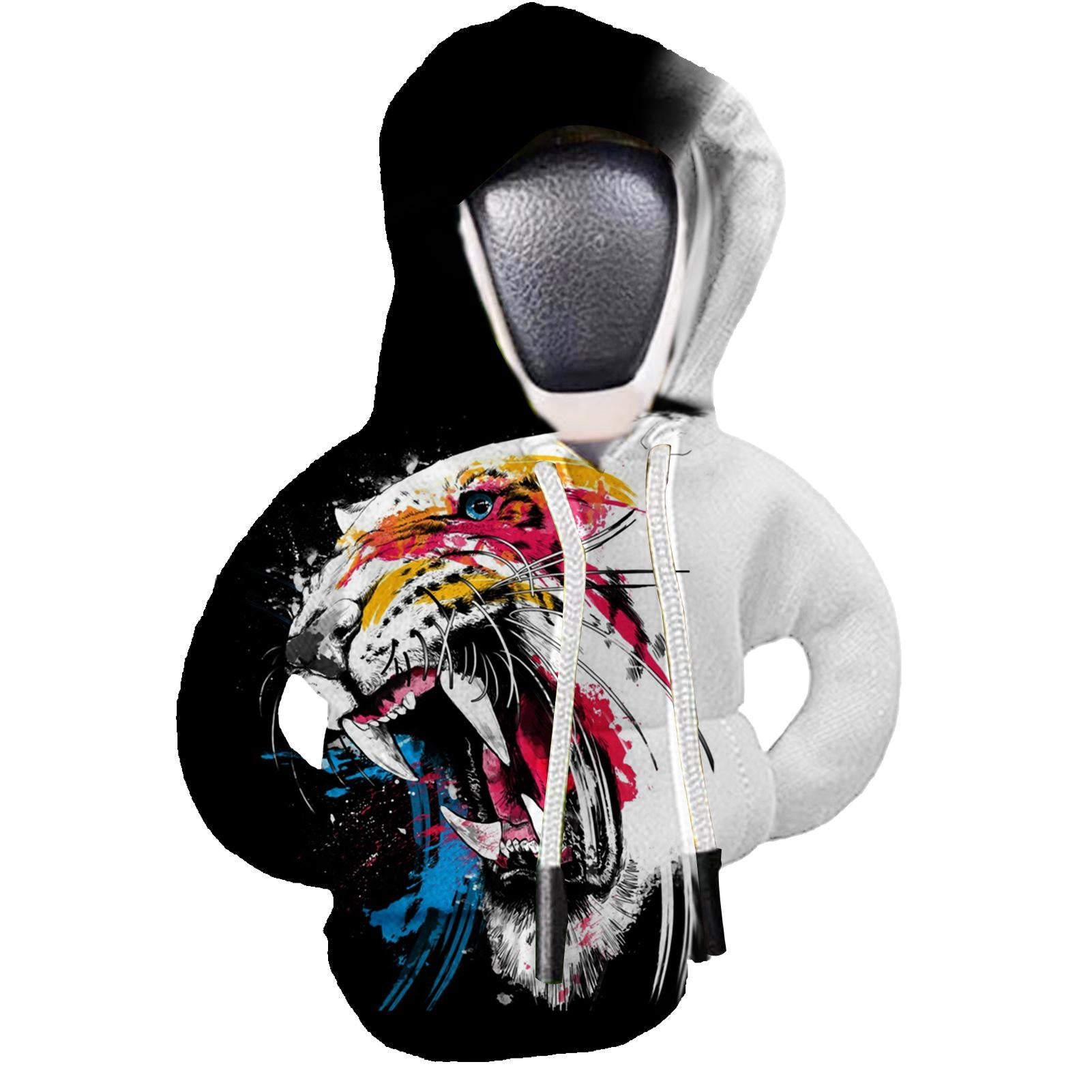 Creative Car Gear Shift Knob Cover – Decorative Protective Sleeve, Anti-Sweat Gear Lever Hoodie Style hoodies mini funny hoodie car decor fyrasol