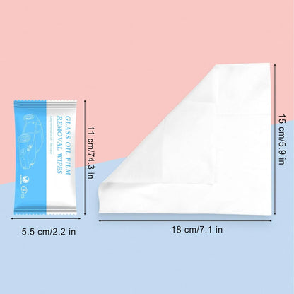 100PCS Car Cleaning Wipes – Individually Wrapped for Leather, Glass & Interior