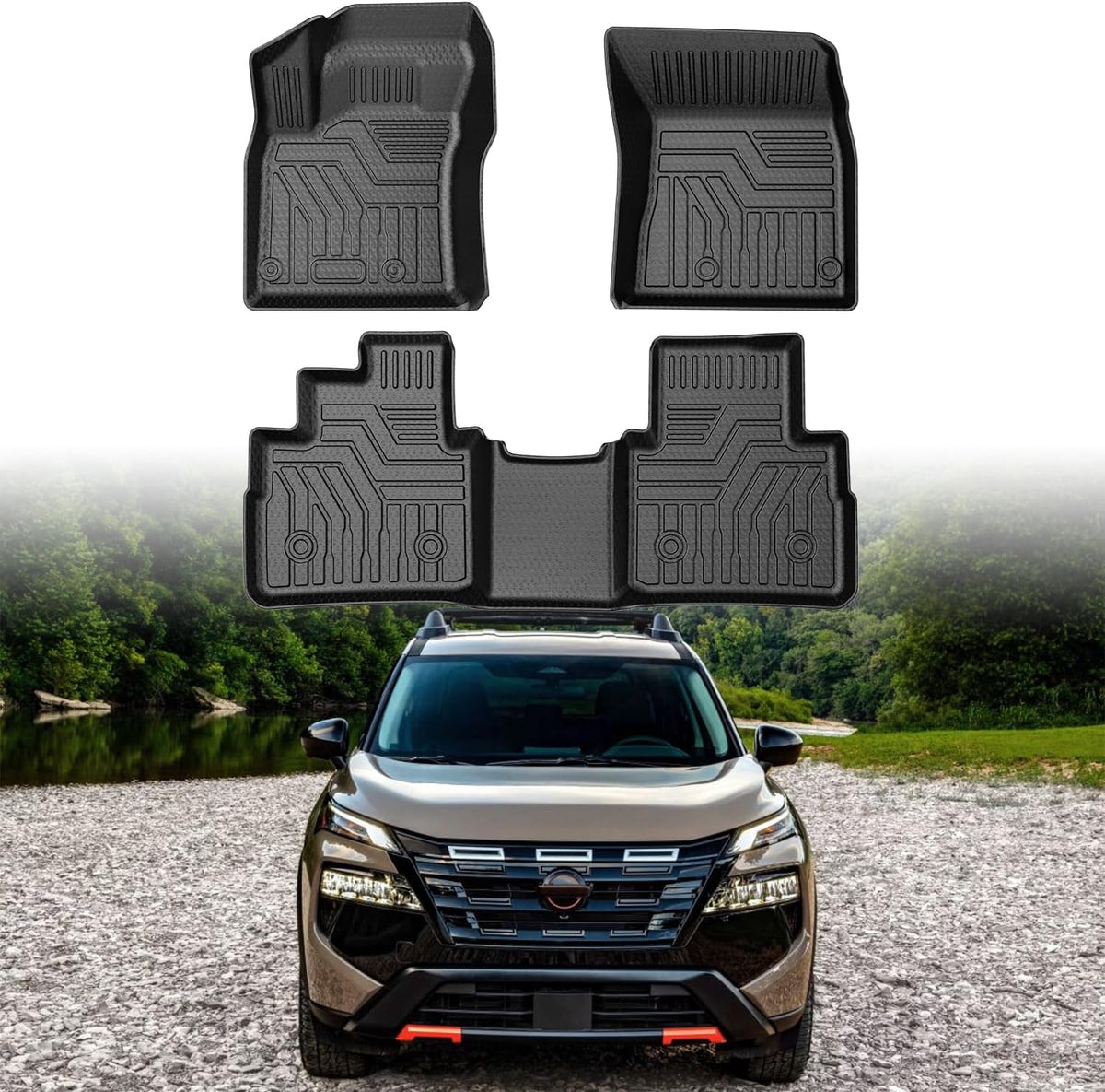 Mixsuper Floor mat for Tesla Model 3 Highland 2024 2025 2026 2027 mysite