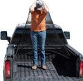 Upgraded Highly Elastic Truck Bed Cargo Net Organizer, 4'x4', USA | Simple elastic truck bed cargo mesh organizer for light loads. Heavy-duty carabiners. 4'x4'. USA company. mysite