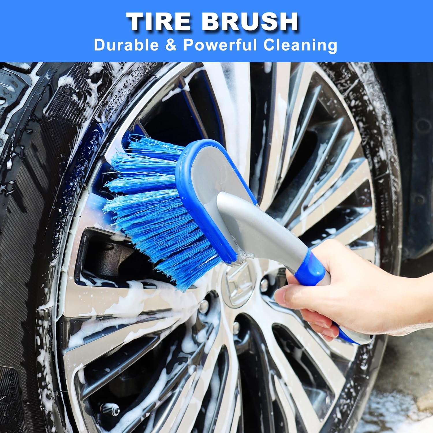 62'' Car Wash Brush with Long Handle, Car Wash Kit with Tire Brush, Tower, Window Squeegee, Chenille Microfiber Car Wash Mop Mitt, Car Cleaning Brush Kit Supplies for Car, Truck, SUV, RV mysite