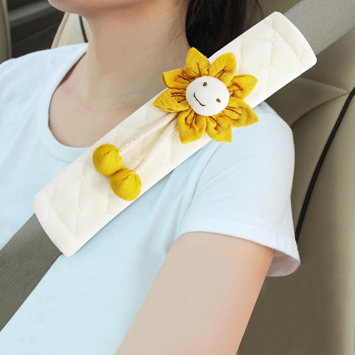 2 Pack Seat Belt Covers Soft Shoulder Pad for Cars & Backpack mysite