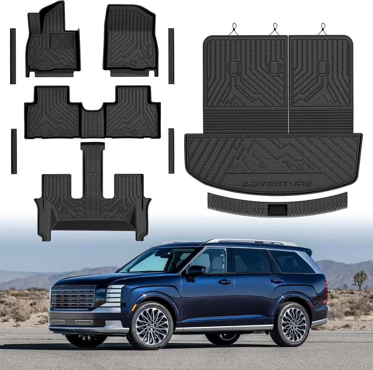 Mixsuper Floor mat for Tesla Model 3 Highland 2024 2025 2026 2027 mysite