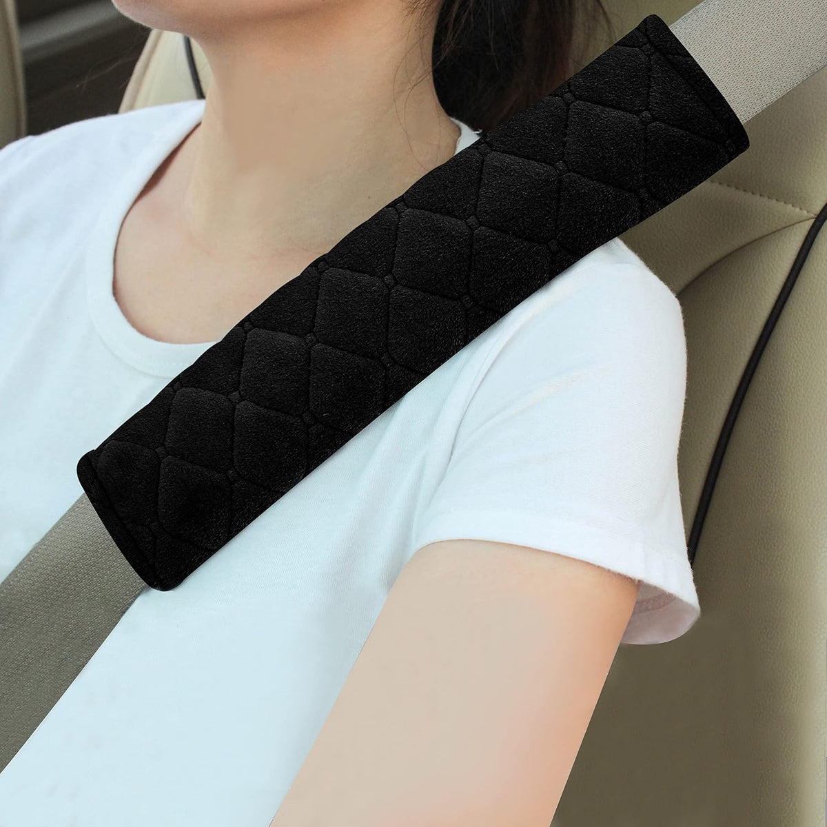 2 Pack Seat Belt Covers Soft Shoulder Pad for Cars & Backpack mysite