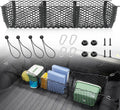 RED WOLF 3 Pocket Truck Bed Cargo Net for Toyota Ford Dodge GMC Chevy Silverado, Universal Pickup Mesh Storage Net 47.2" x 11.8" Stretchable Elastic Truck Bed Grocery Holder Net with 4 Ball Bungees mysite