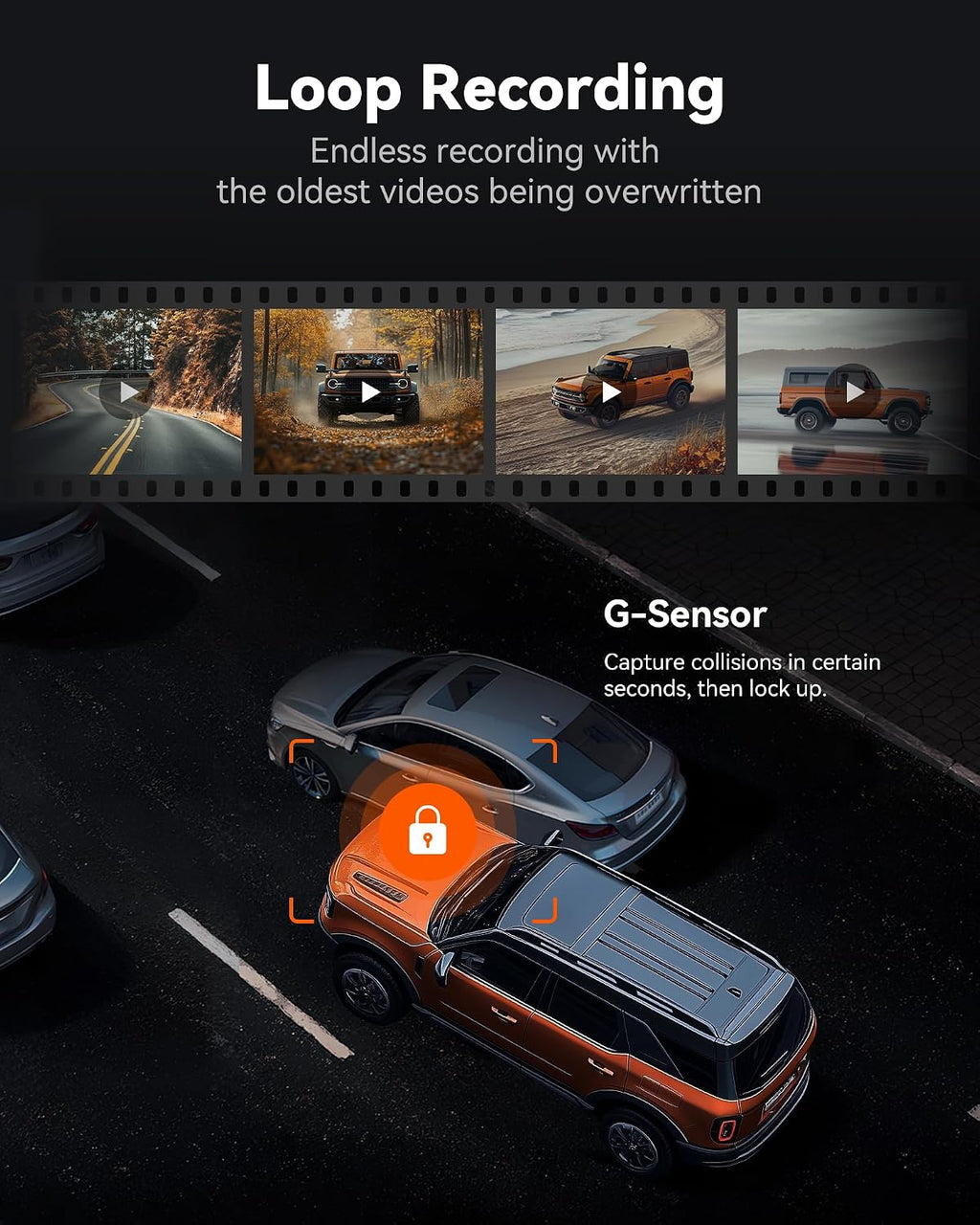 WOLFBOX G840S 12" 4K Mirror Dash Cam Backup Camera with 32GB Card and GPS mysite