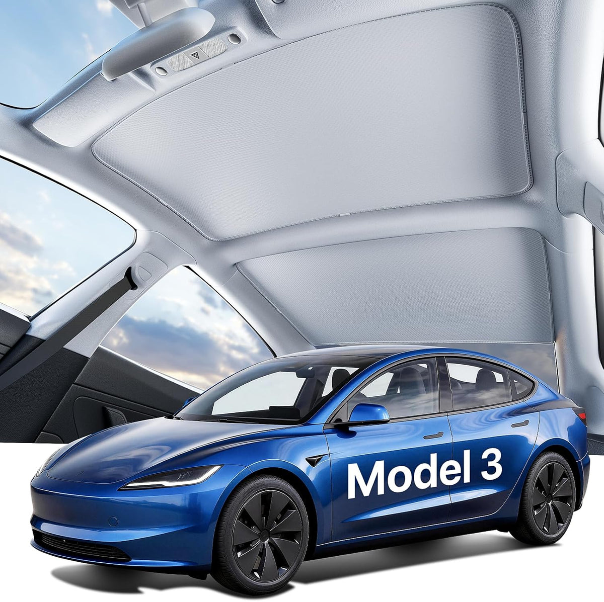 Tesla Model Y Juniper 2025-2026 Sunshade Roof Never Sag UPF50+ 99% UV Block mysite