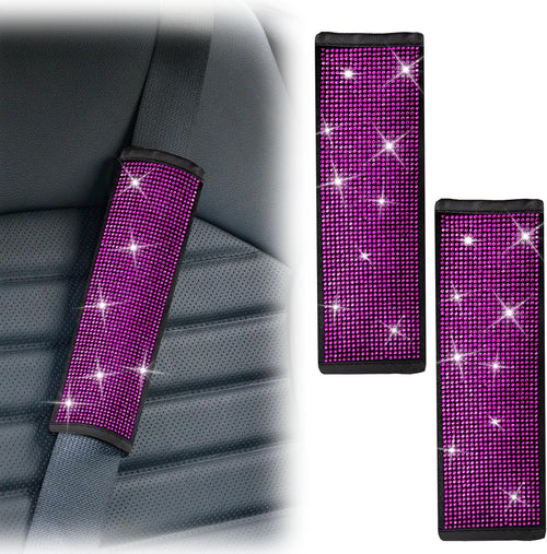 2 PCS Bling Car Seat Belt Shoulder Pads, Bling Seat Belt Covers mysite