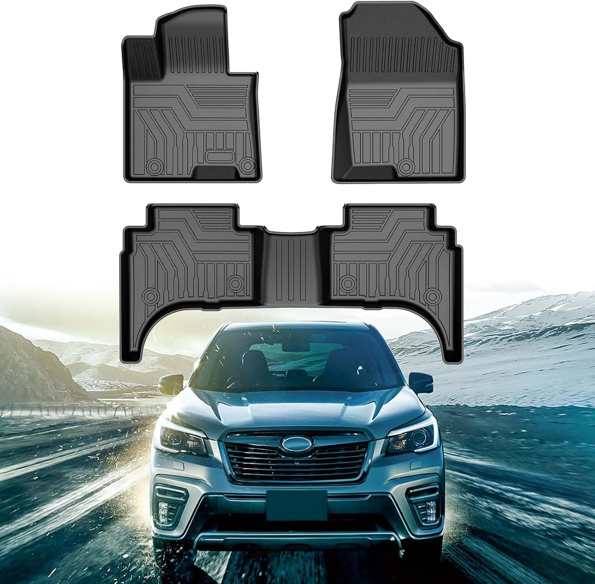 Mixsuper Floor mat for Tesla Model 3 Highland 2024 2025 2026 2027 mysite