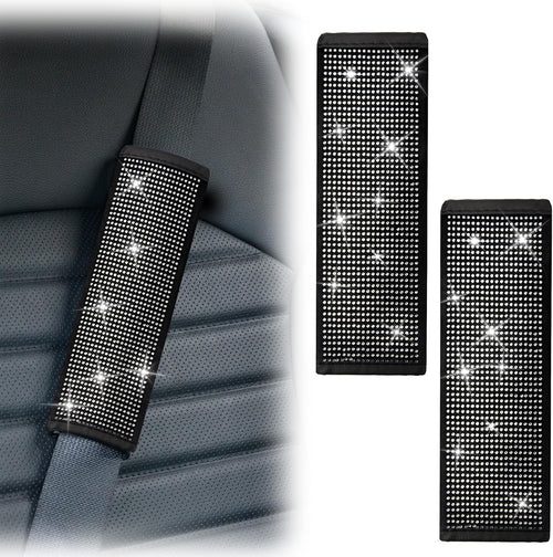 2 PCS Bling Car Seat Belt Shoulder Pads, Bling Seat Belt Covers mysite