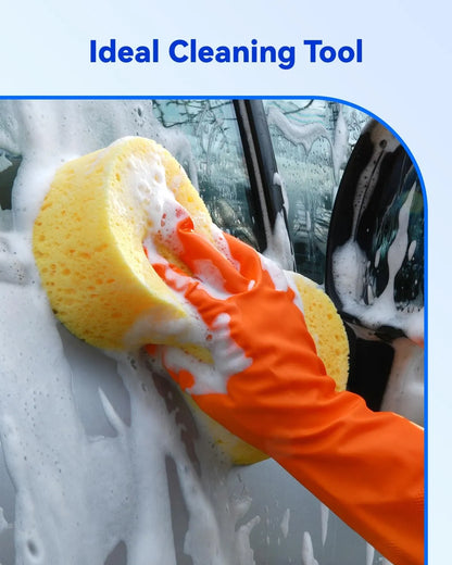 5-Pack Large Car Wash Sponges – Extra Thick & Super Absorbent Foam for Car & Home