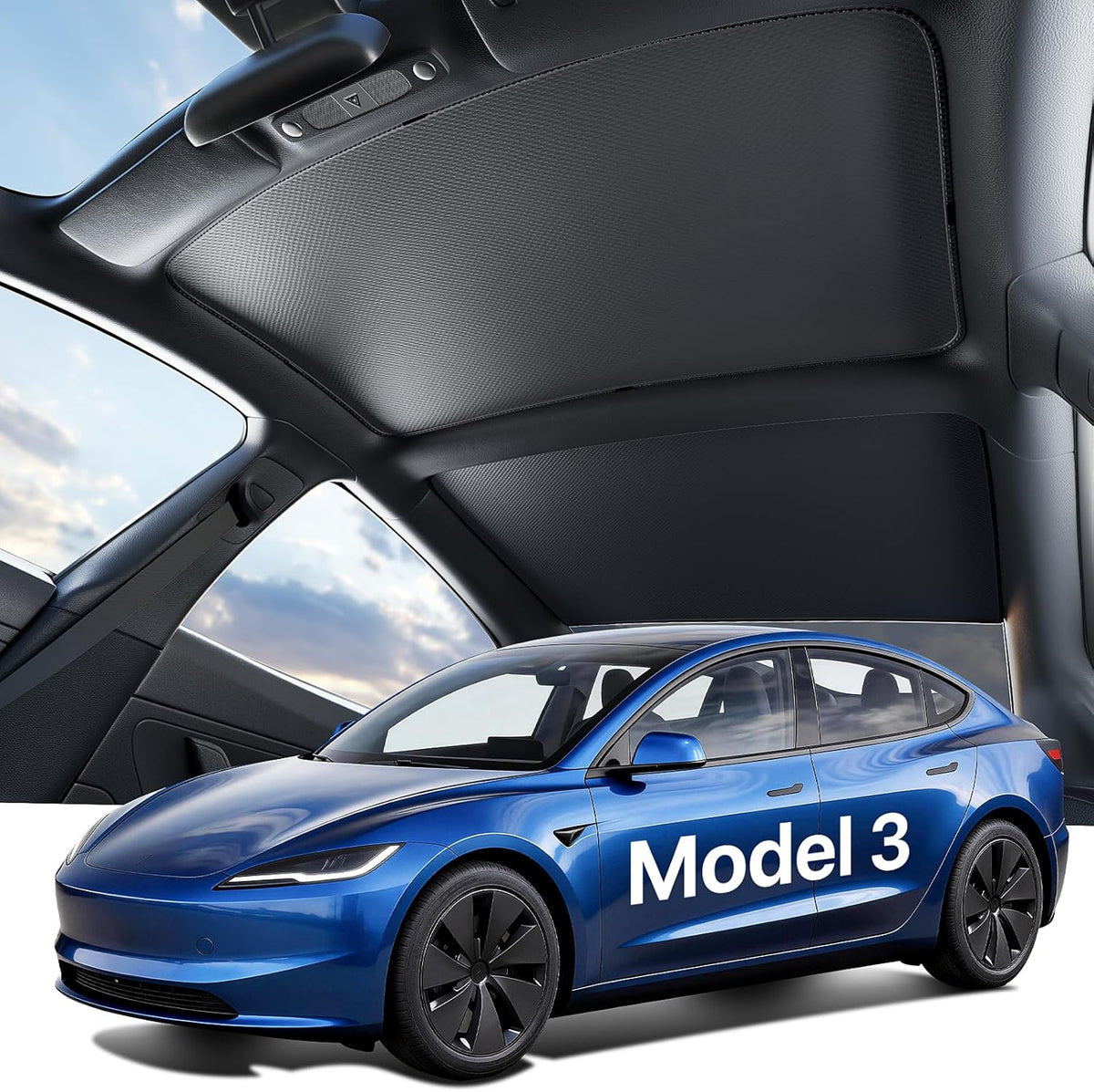 Tesla Model Y Juniper 2025-2026 Sunshade Roof Never Sag UPF50+ 99% UV Block mysite