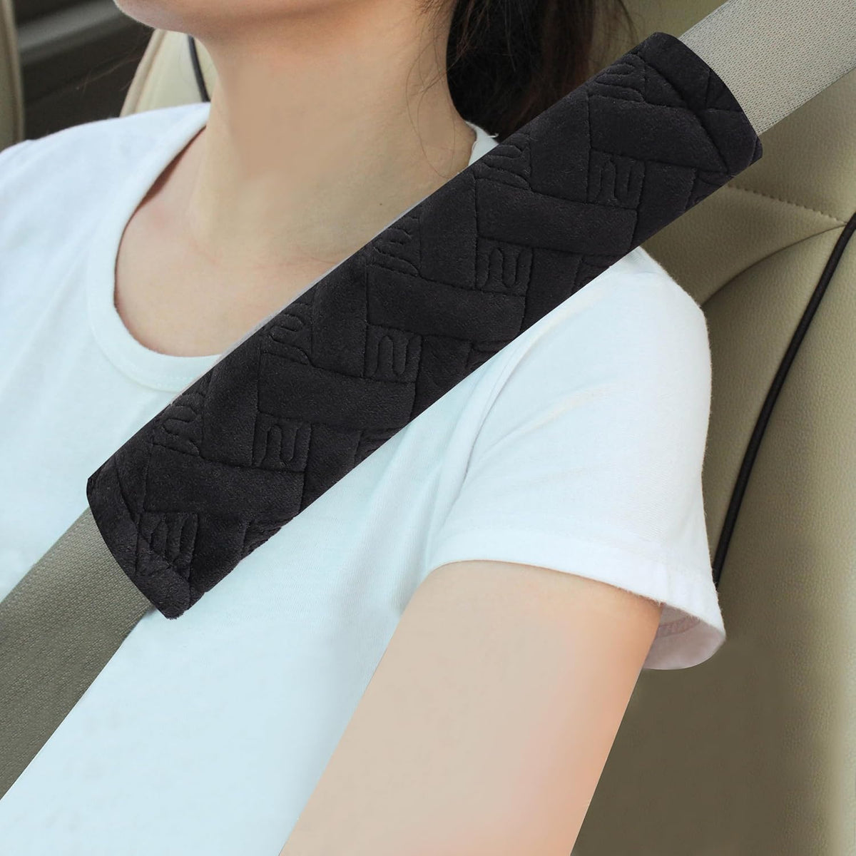 2 Pack Seat Belt Covers Soft Shoulder Pad for Cars & Backpack mysite