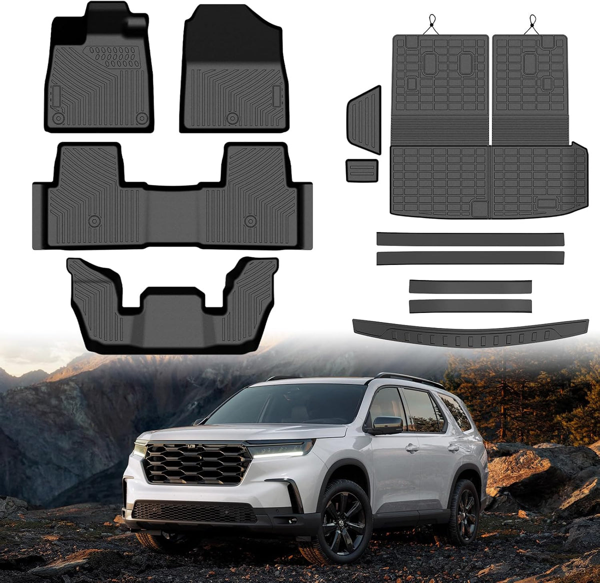 Mixsuper Floor mat for Tesla Model 3 Highland 2024 2025 2026 2027 mysite