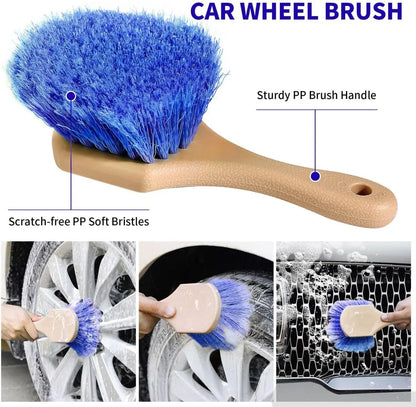 62" Car Wash Mop & Brush Kit – Full Vehicle Cleaning Set with Squeegee, Towels & Tire Brush