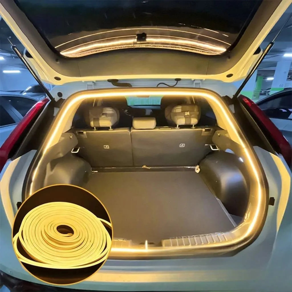 Intelligent Car Trunk LED Strip – Motion Sensor, Easy Install