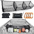Three Pocket Cargo Net for 2005-2026 Toyota Tacoma - Patented Design - Premium Truck Bed Organizers & Storage - Grocery Holder - Designed in USA mysite