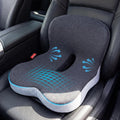 Memory Foam Car Seat Cushion – Ergonomic Driver Seat Cushion for Sciatica & Tailbone Pain, Breathable Non-Slip Car Seat Pad with Lumbar Support for Car, Truck, SUV, Office Chair mysite