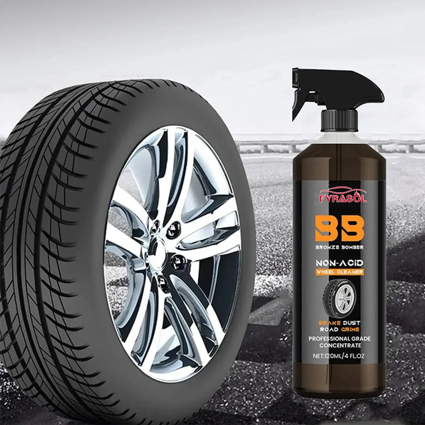 Powerful Car Wheel Cleaner – Removes Brake Dust & Grime Instantly