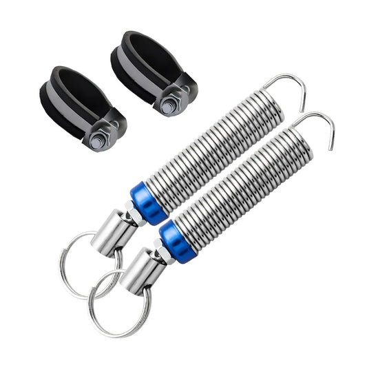 Car Trunk Lid Metal Spring, 2pcs Adjustable Auto Car Trunk Boot Lid, Automatic Lifting Spring Device, Stainless Steel Universal Lifter Accessory Open Tool for Remote-Controlled Auto Lid