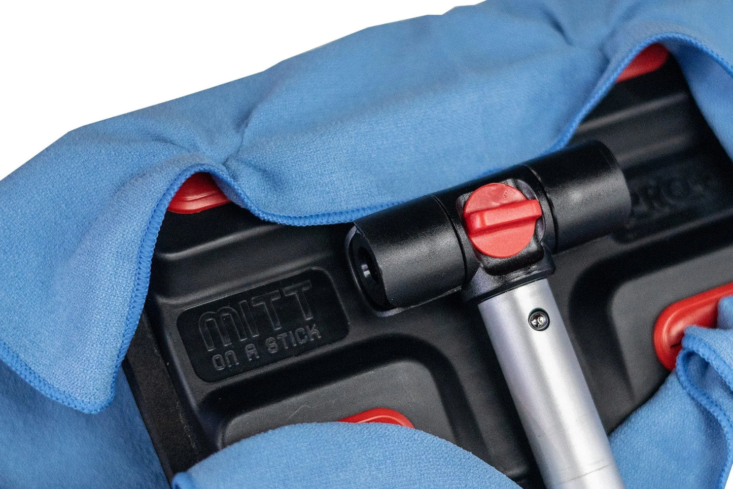 Premium Car Wash Tool – Mitt on an Extendable Stick with Brush & Mop Head