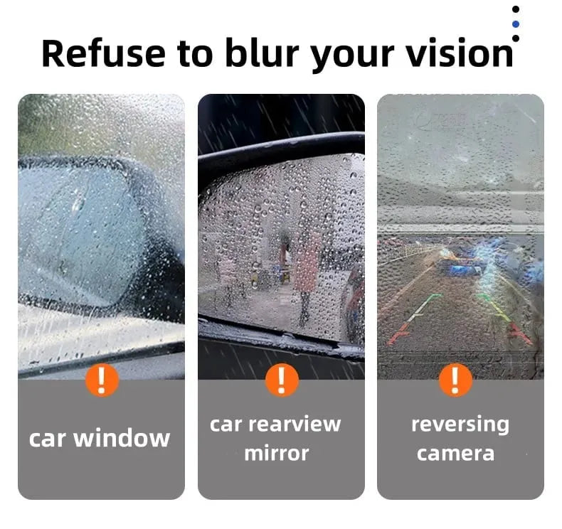 Car Glass Water Repellent Spray – Crystal Clear Vision in Rain