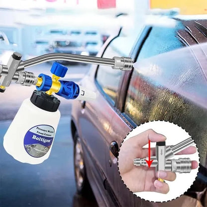2-in-1 Foam Spray High-Pressure Water Gun for Cars, Bikes & Home Use