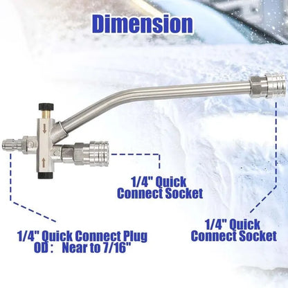 2-in-1 Foam Spray High-Pressure Water Gun for Cars, Bikes & Home Use