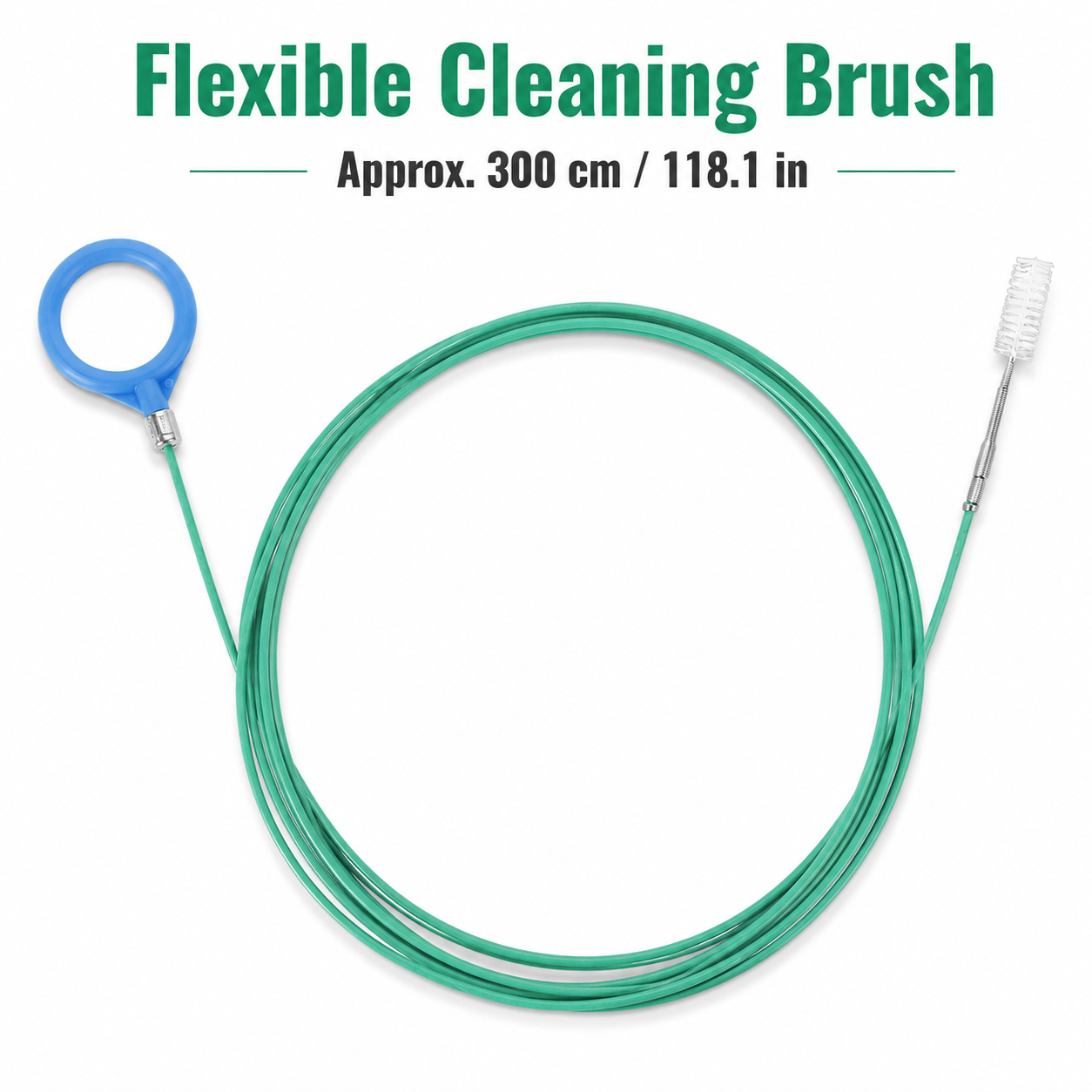 Universal Car Sunroof Drain Cleaning Kit with Flexible PVC Drain Snake Brush and Clog Remover Tool fyrasol