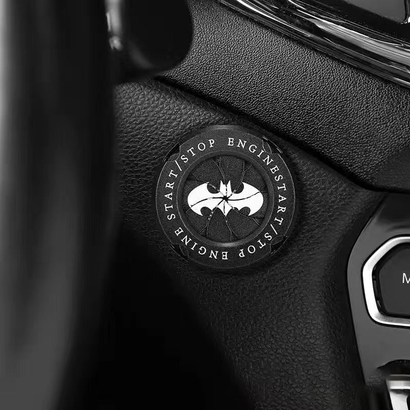 Naruto Style Car Engine Start Button Cover for Vehicles & Motorcycles Full Alloy Protective Design Enhanced Interior Style Sporty Touch fyrasol