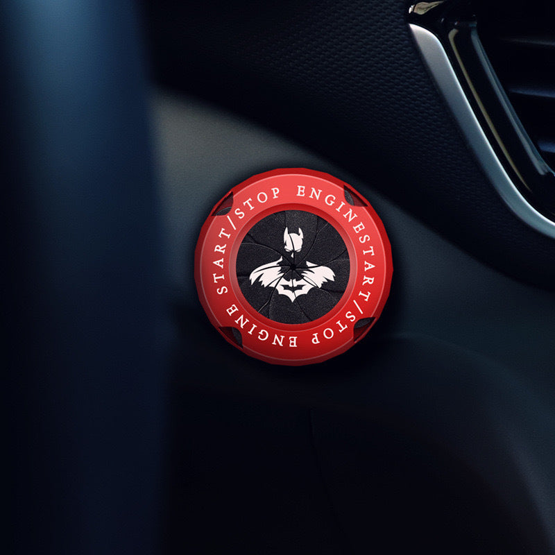 Naruto Style Car Engine Start Button Cover for Vehicles & Motorcycles Full Alloy Protective Design Enhanced Interior Style Sporty Touch fyrasol