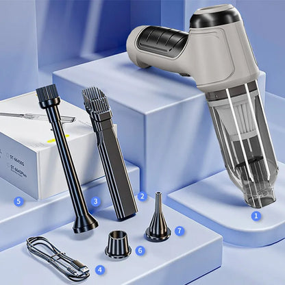 Multifunctional Handheld Car Vacuum – Strong Suction, Lightweight & Easy to Use